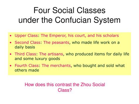 what are the four social classes of china